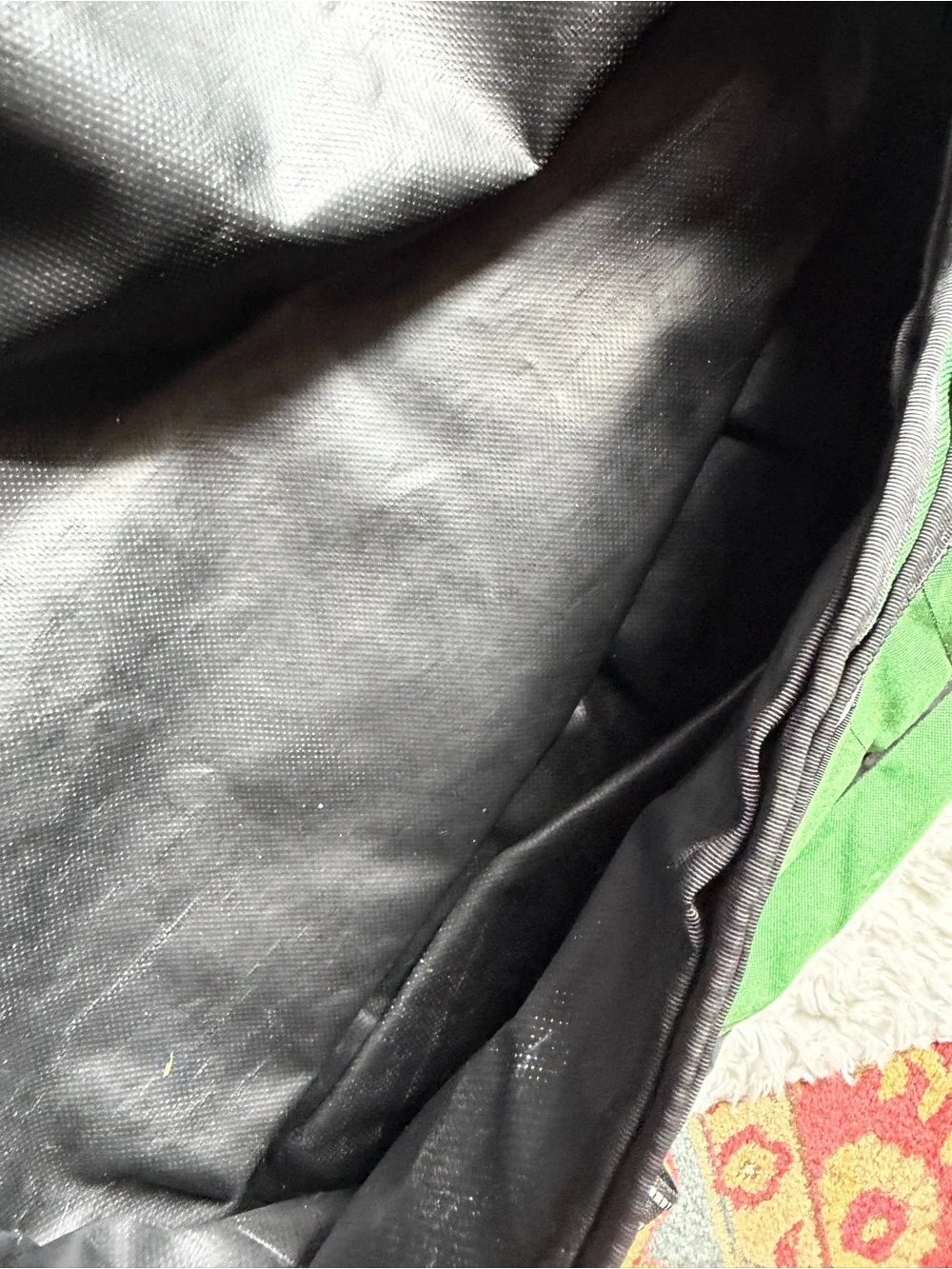 Chrome Green Black Messenger Bag Durable Waterproof Canvas Sling